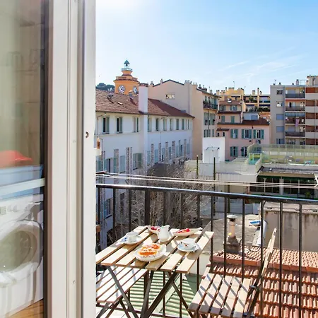 #25 2bdr Port, 5min From The Old Town Balcony, Ac&wifi Ницца